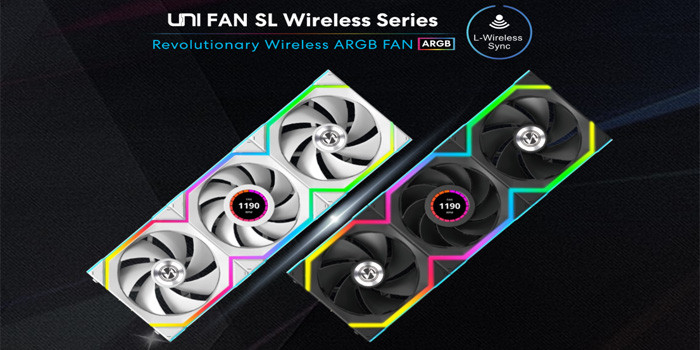 TNC Store Quạt Tản Nhiệt Lian-Li UNI Fan TL Wireless 120 Reverse Triple Black (12RTL1W3B)