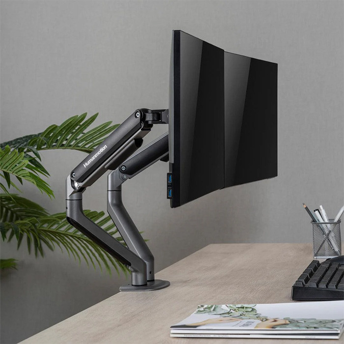 TNC Store Giá Đỡ Màn Hình Human Motion T6 Pro Black Dual New Edition 2025