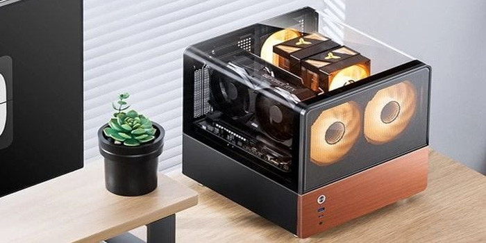 TNC Store Vỏ Case Jonsbo V12 Black (Mini Tower/ M-ATX/ Đen)