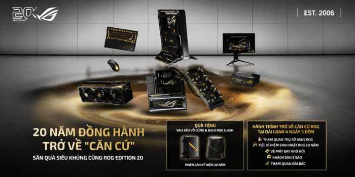 TNC Store Săn Quà Siêu Khủng Cùng ASUS ROG Edition 20 Tại TNC STORE!!!