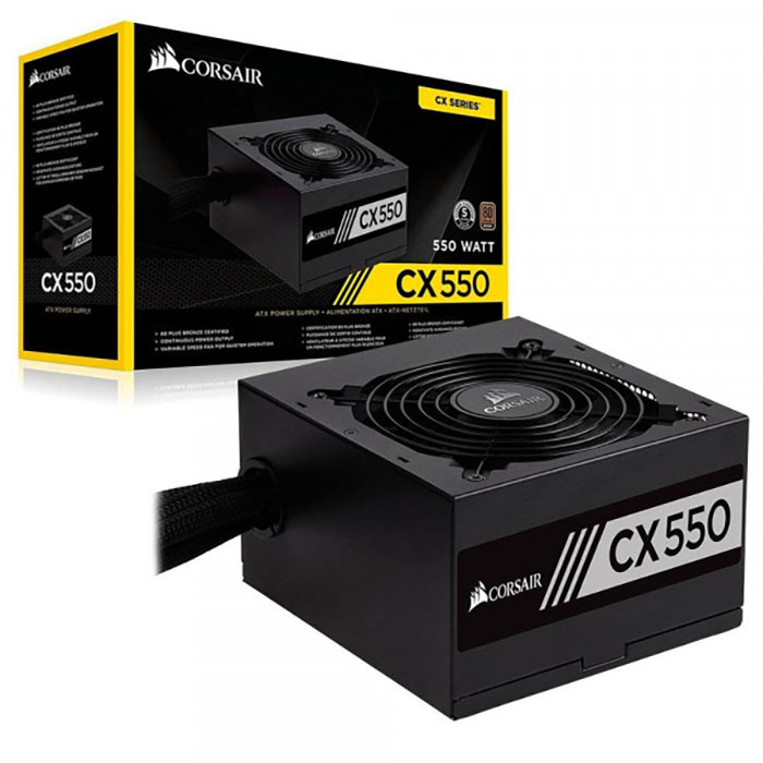 TNC Store Nguồn Corsair CX550 550W 80 Plus Bronze