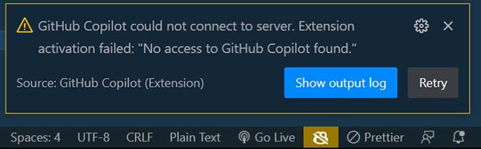 TNC Store Cách Khắc Phục Copilot Failed to Get Ready