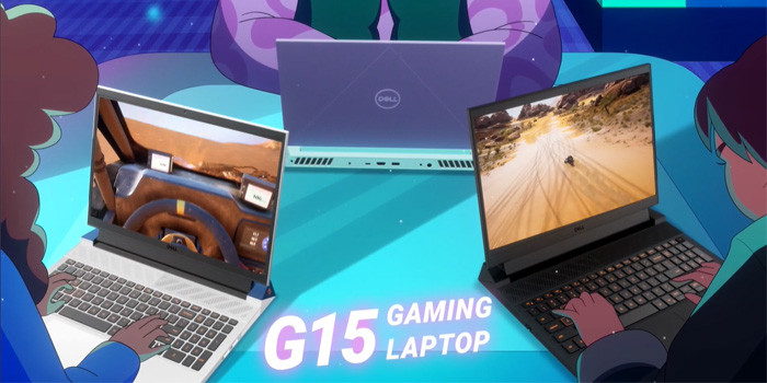 TNC Store Laptop Gaming Dell G15 5530 i7H165W11GR4060 Core i7-13650HX/ 16GB/ 512GB/ RTX 4060/ 15.6 Inch/ 165Hz/ Xám Đen/ Nhập Khẩu