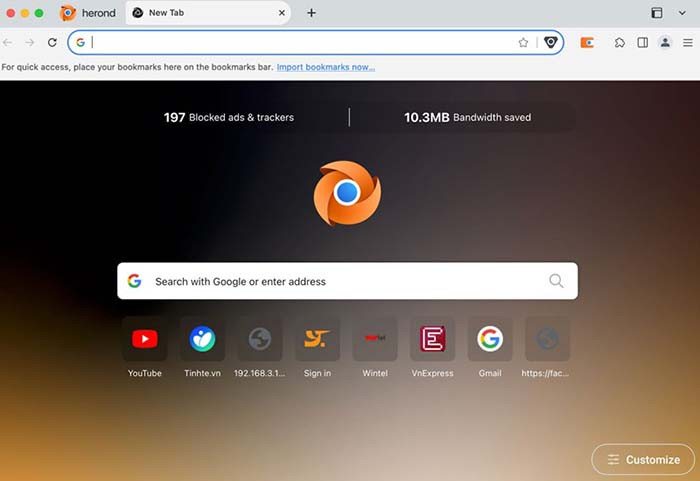 TNC Store Trình Duyệt Web 3.0 Herond Browser Bảo Mật Cao