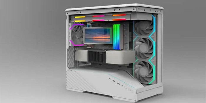 TNC Store Vỏ Case Lian Li V100 White (V100W)