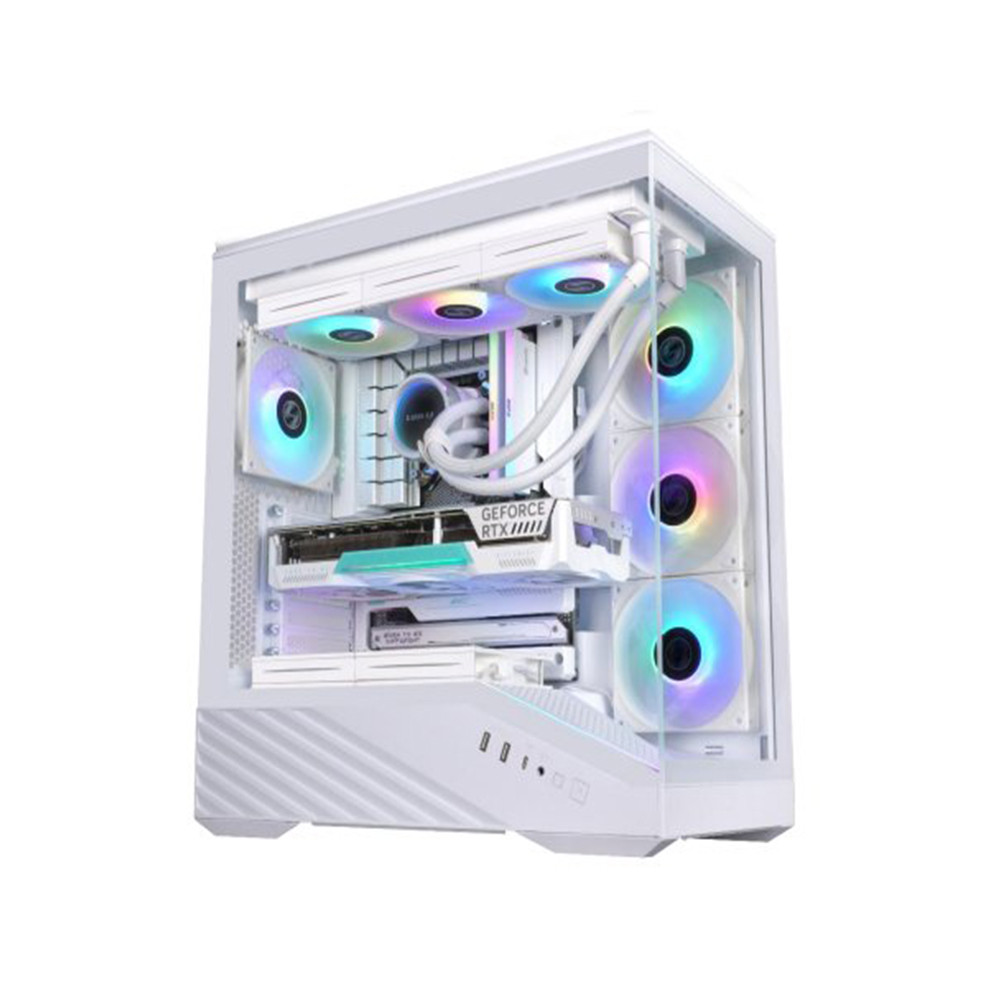 TNC Store Vỏ Case Lian Li V100 White (V100W)