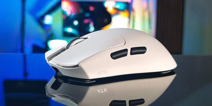 TNC Store Chuột Không Dây ATK Blazing Sky X1 PRO Tri Mode Màu Trắng