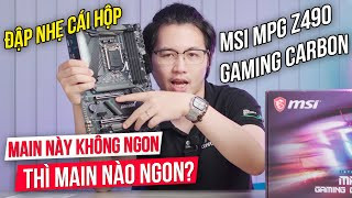 ĐẬP NHẸ Cái Hộp Mainboard MSI MPG Z490 Gaming Carbon - Chipset Z490 Cùng Một Rổ Công Nghệ!