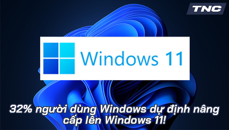 32% người dùng Windows dự định nâng cấp lên Windows 11!
