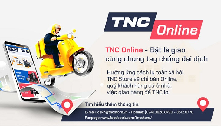 TNC Online - Đặt là giao, cùng chung tay chống đại dịch!