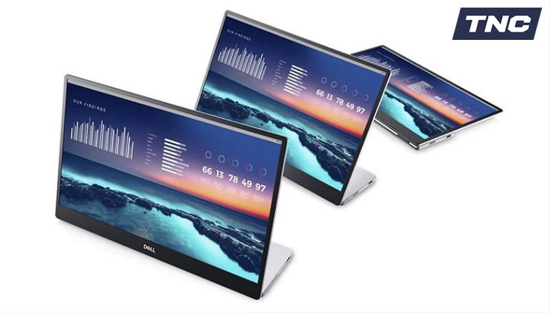 Màn hình di động 14 inch mới đến từ Dell kết nối chỉ bằng 1 cọng USB-C!