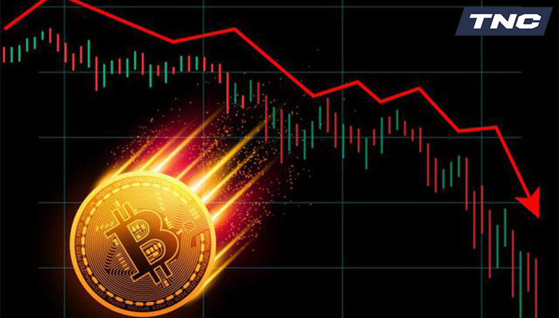 Giá Bitcoin đột ngột rơi theo phương thẳng đứng!