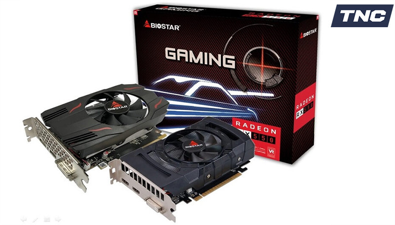 Card Đồ Họa Biostar Radeon RX550 4GB: Lời giải cho bài toán GPU giá rẻ!