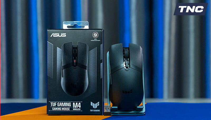 Asus TUF Gaming M4 Wireless: Chuột chơi game siêu nhẹ thuận cả hai tay!