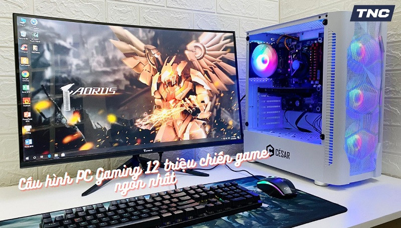 Cấu hình PC Gaming 12 triệu chiến game ngon nhất cho học sinh, sinh viên