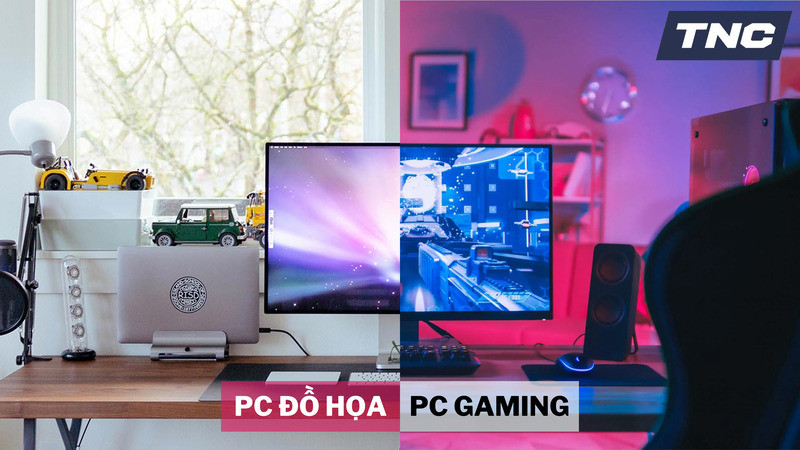 5 điểm khác nhau giữa máy tính đồ họa và máy tính gaming