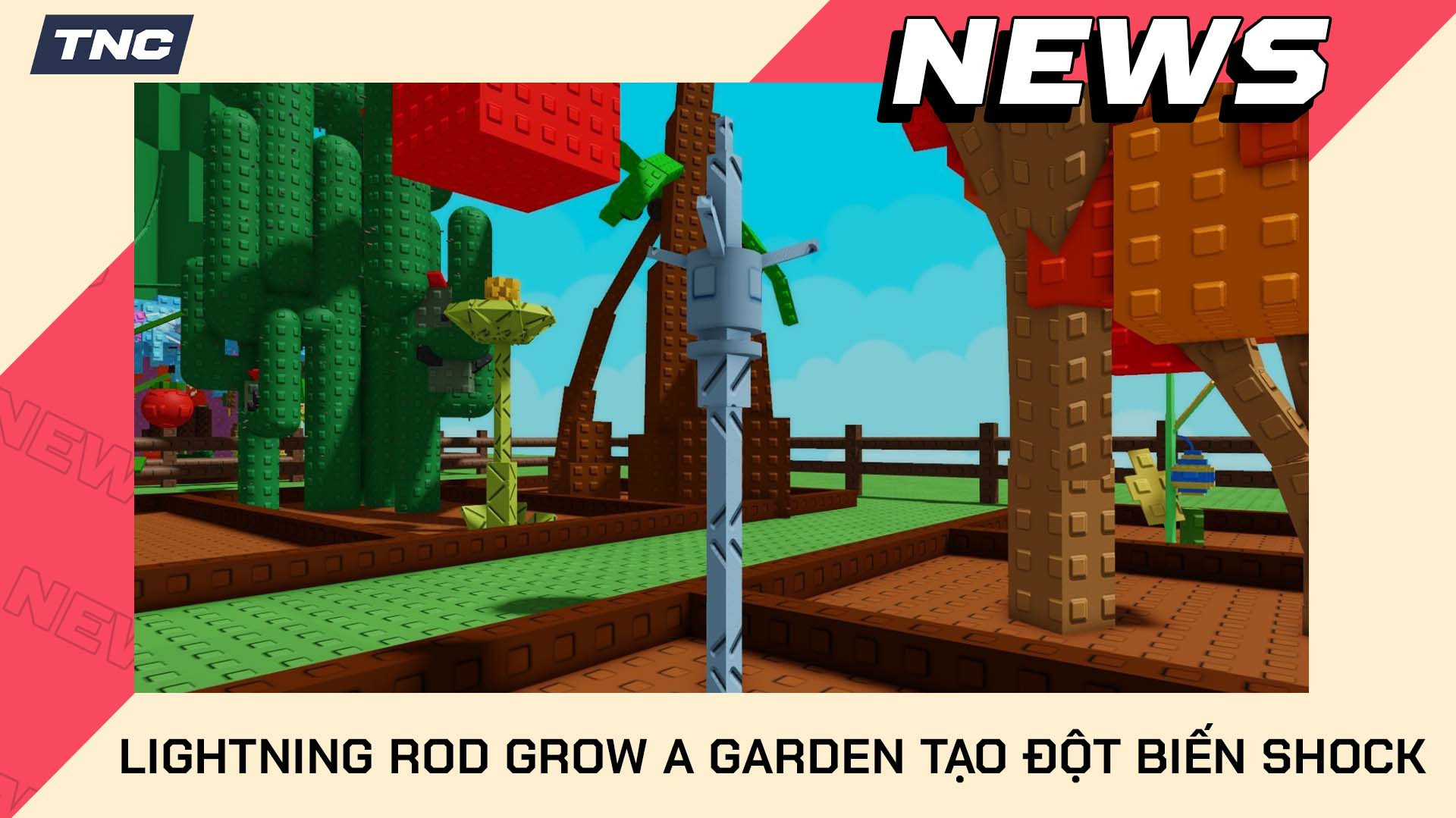 Cách Dùng Lightning Rod Grow A Garden Tạo Đột Biến Shock