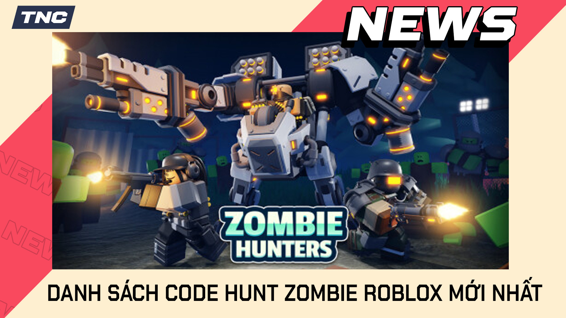 Danh Sách Code Hunt Zombie Roblox Mới Nhất (Tháng 8, 2025)