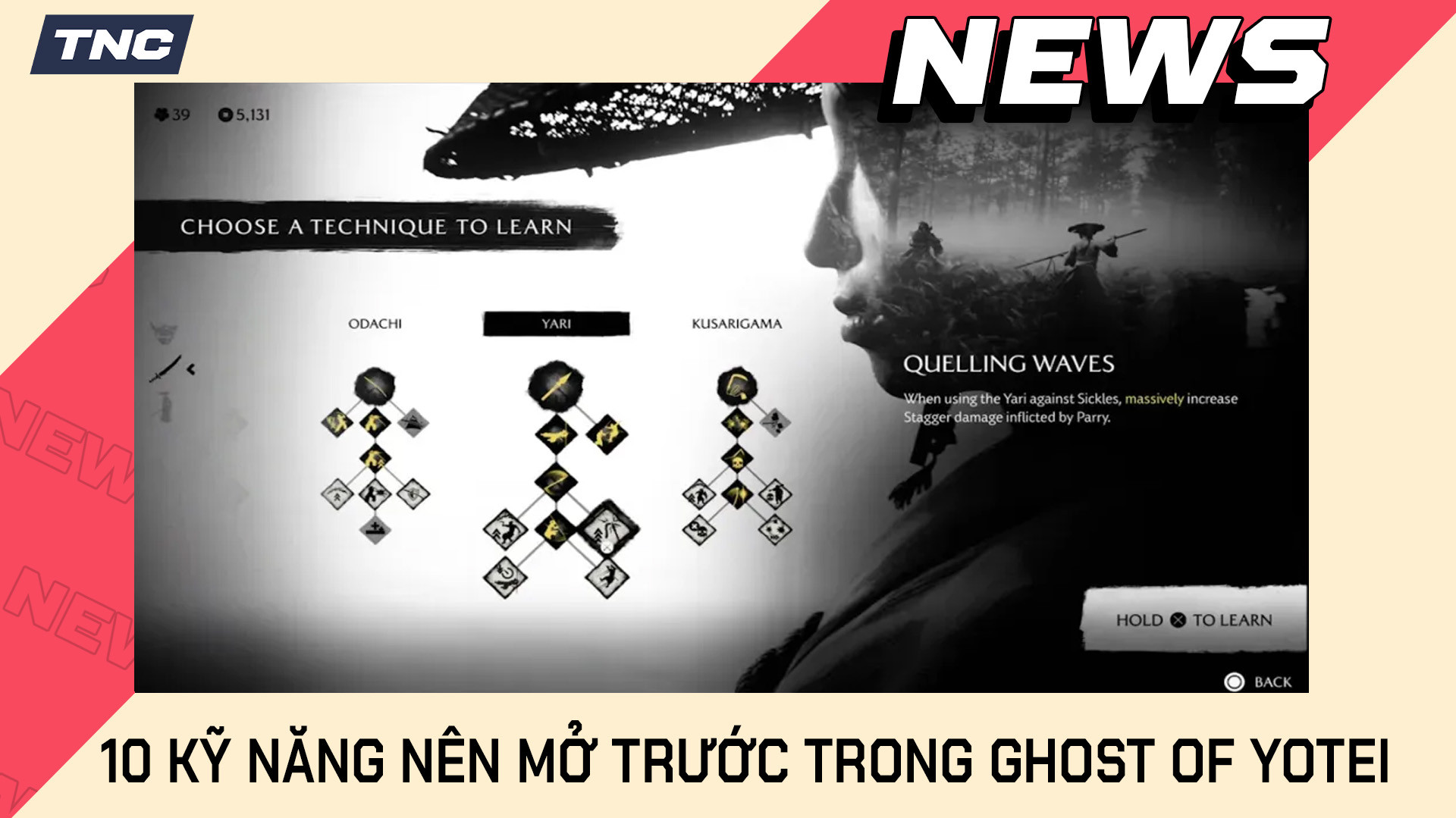 10 Kỹ Năng Nên Mở Trước Trong Ghost of Yotei