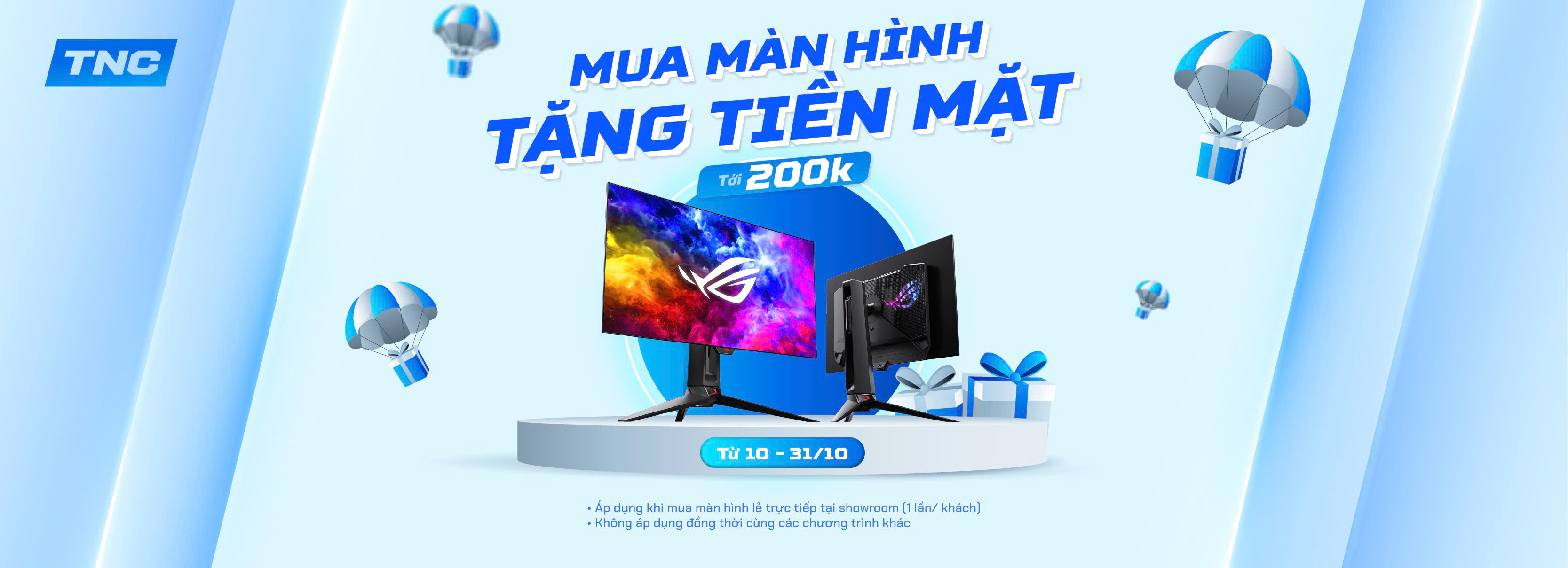 Khuyến Mãi Mua Màn Hình Tặng Trực Tiếp Tiền Mặt