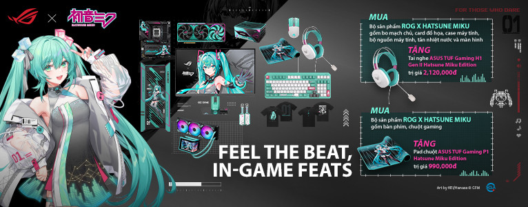 Asus x Hatsune Miku - Nhịp Điệu Sôi Động Chiến Công Rực Rỡ
