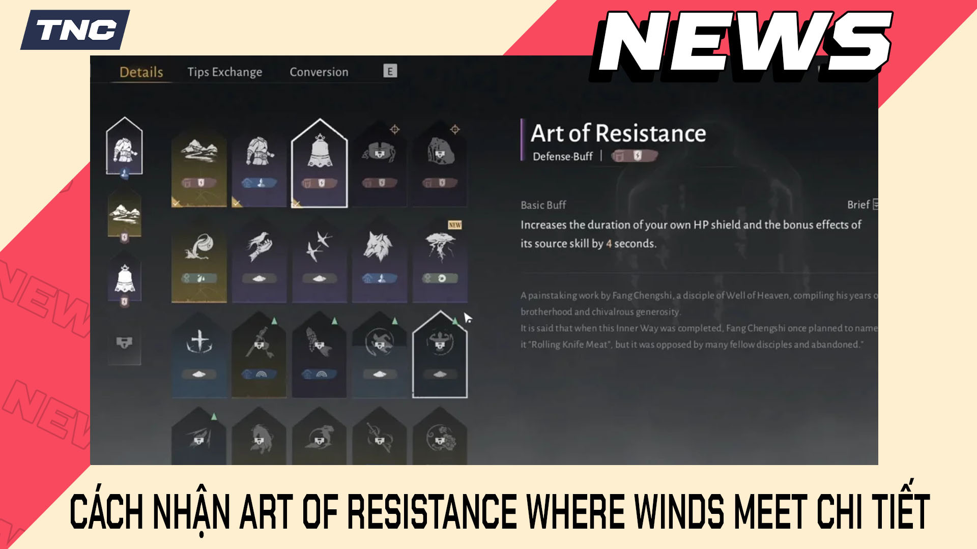 Cách Nhận Art of Resistance Where Winds Meet Chi Tiết 