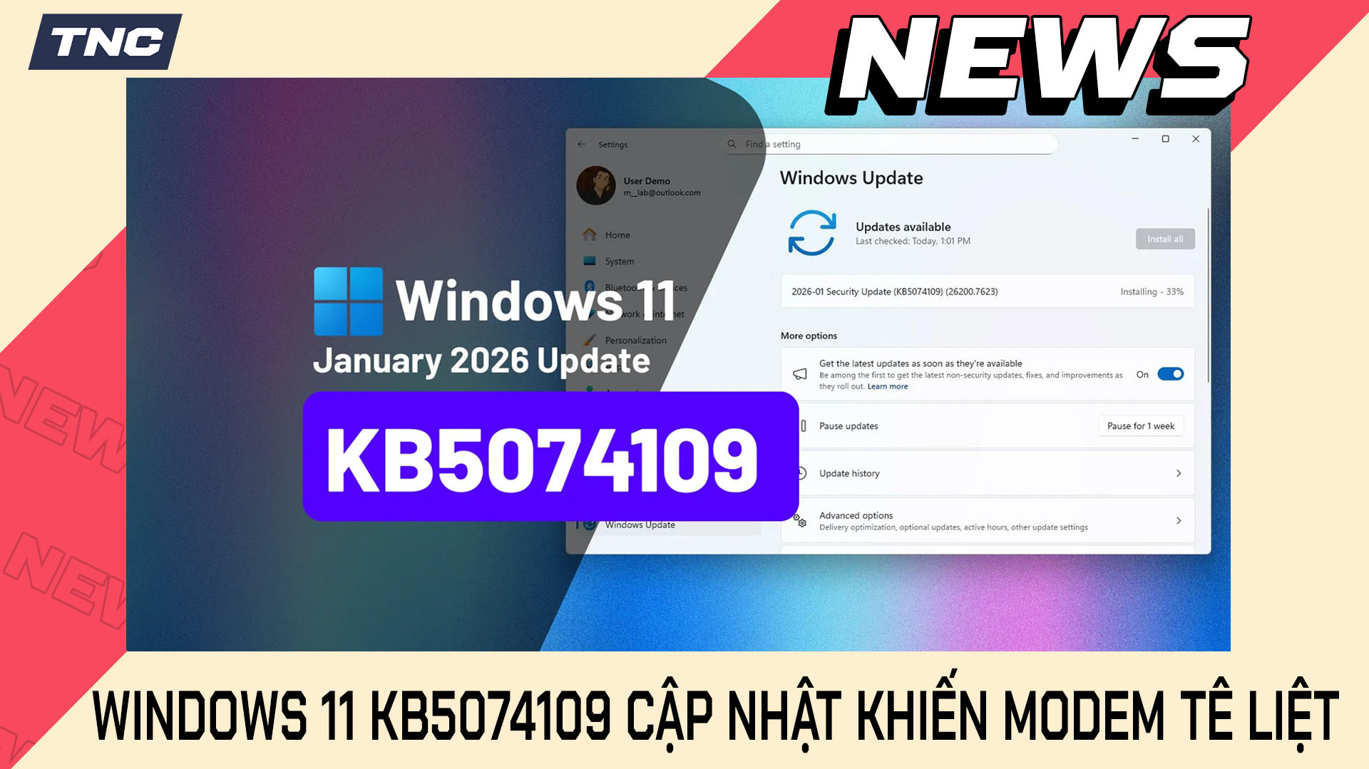 Windows 11 KB5074109 Gây Tranh Cãi Vì Hàng Loạt Lỗi Sau Cập Nhật