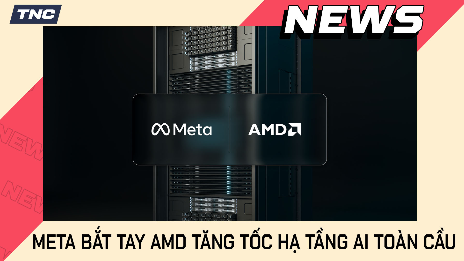 Meta Bắt Tay AMD Tăng Tốc Hạ Tầng AI Toàn Cầu