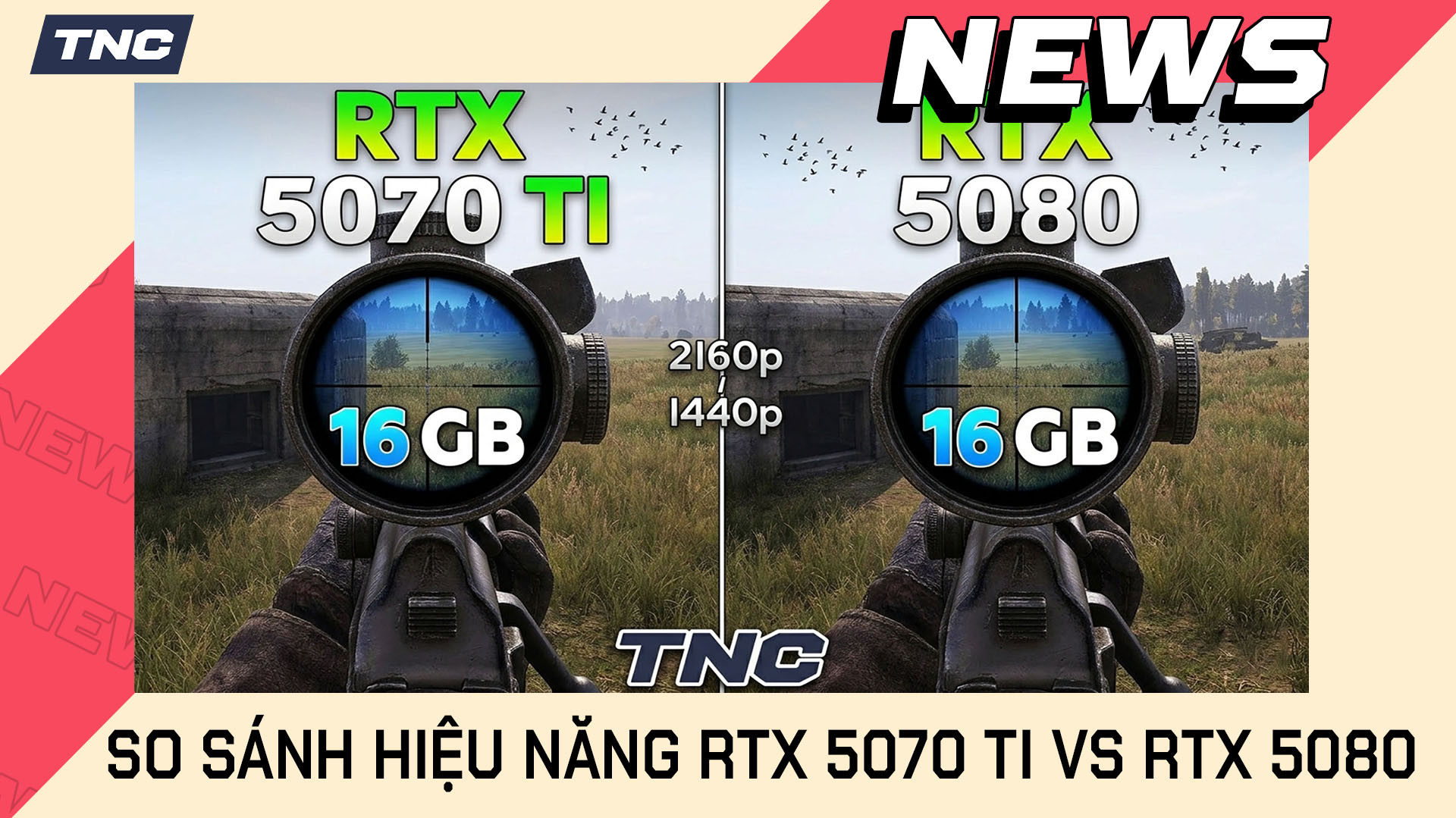 RTX 5070 Ti vs RTX 5080: Chênh Lệch Hiệu Năng Có Thực Sự Đáng Với Giá Tiền?
