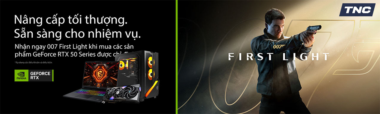 Mua Card Đồ Họa MSI RTX 50 Series Được Chỉ Định, Nhận Ngay Game 007 First Light