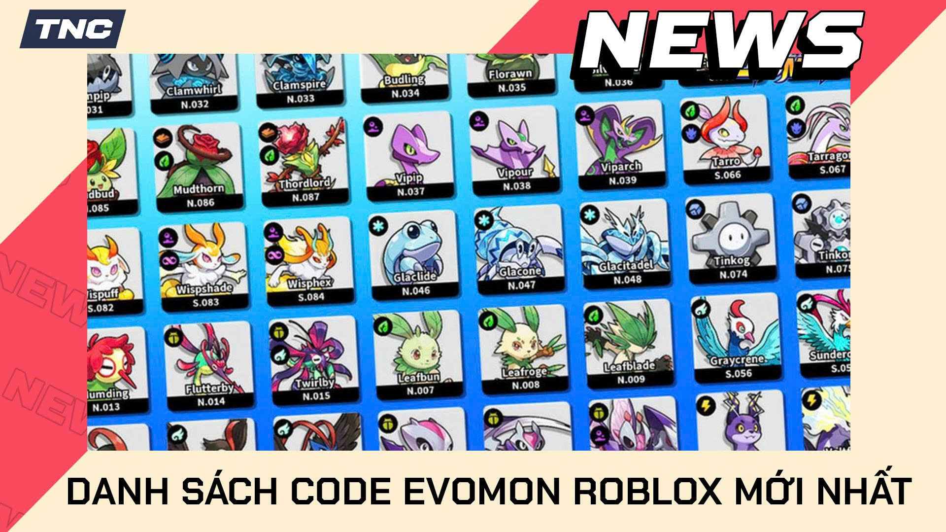 Danh Sách Code Evomon Roblox Mới Nhất Tháng 7/2026