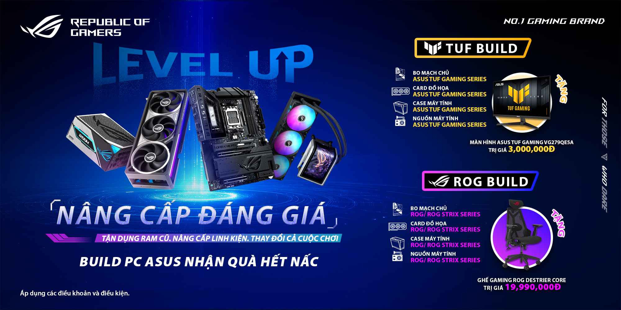 Build PC ASUS Rinh Quà Hết Nấc Tại TNC Store