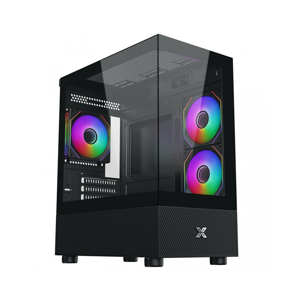 Vỏ Case Xigmatek Alphard M 3GF (EN44090) - Gaming M-ATX, Kèm 03 Fan  Xigmatek G20F