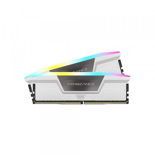 RAM Corsair Vengeance RGB 64GB (32GBx2) DDR5 Bus 5600MHz White (CMH64GX5M2B5600C40W)
