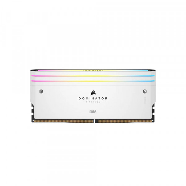 RAM Corsair Dominator Titanium RGB 32GB (16GBx2) DDR5 Bus 6400MHz White (CMP32GX5M2B6400C32W)