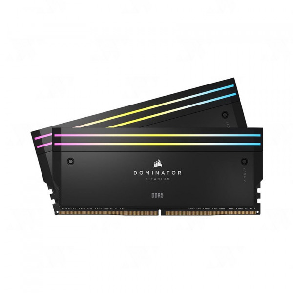 RAM Corsair DOMINATOR TITANIUM RGB 96GB (2x48GB) DDR5 6400MHz Black (CMP96GX5M2B6400C32)