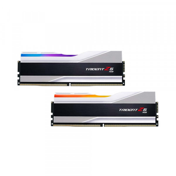 RAM G.Skill Trident Z5 RGB 64GB (32GBx2) DDR5 6400MHz Silver (F5-6400J3239G32GX2-TZ5RS)