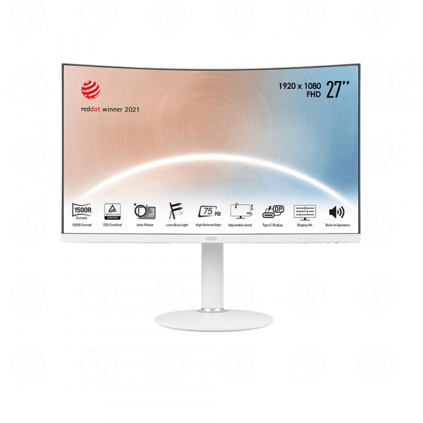 Màn Hình MSI Modern MD271CPW 27 Inch/ VA/ FHD/ 75Hz/ Trắng