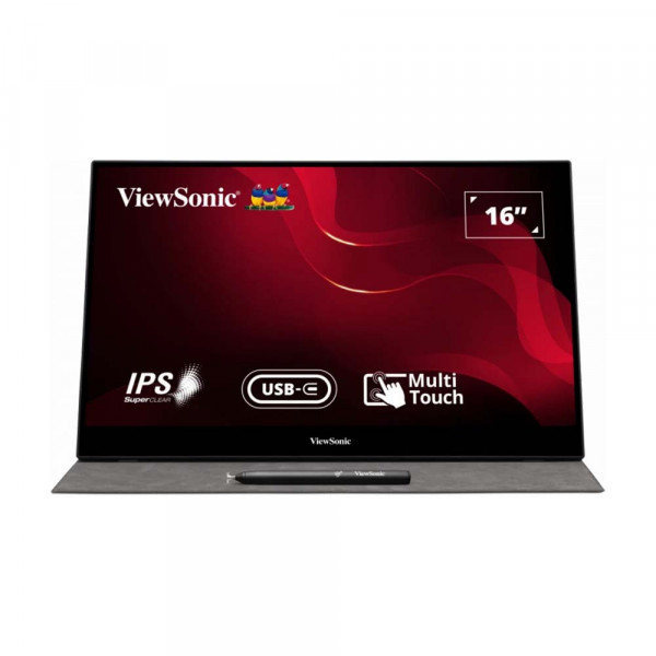 Màn Hình Cảm Ứng ViewSonic TD1655 16 inch/ IPS/ Full HD/ 60Hz