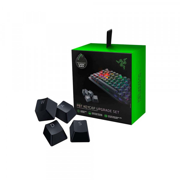 Bộ Phím Bấm Razer PBT Keycap Upgrade Set-Classic-Đen_RC21-01490100-R3M1