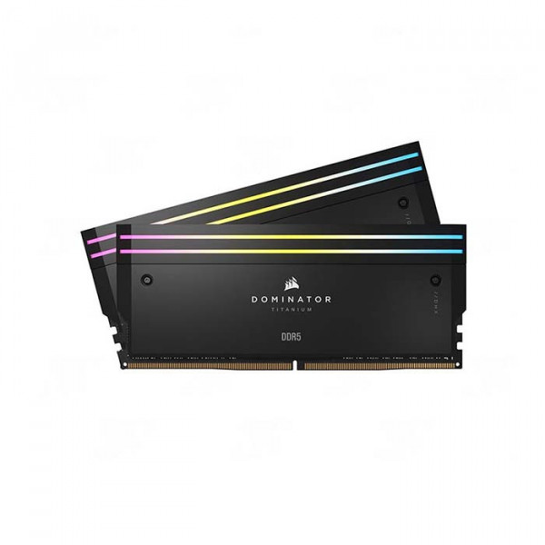 RAM Corsair DOMINATOR TITANIUM Black Heatspreader DDR5 96GB (48x2) 6400MT/s (CMP96GX5M2B6400C32)
