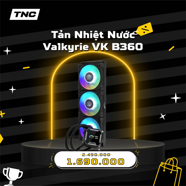 Tản Nhiệt Nước Valkyrie VK B360 ARGB Black