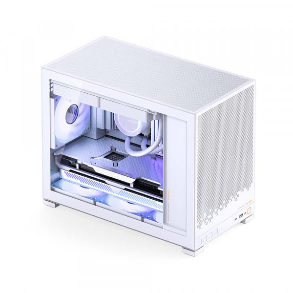 TNC Store Vỏ Case Jonsbo D32 White (Mid Tower/ M-ATX/ Trắng)