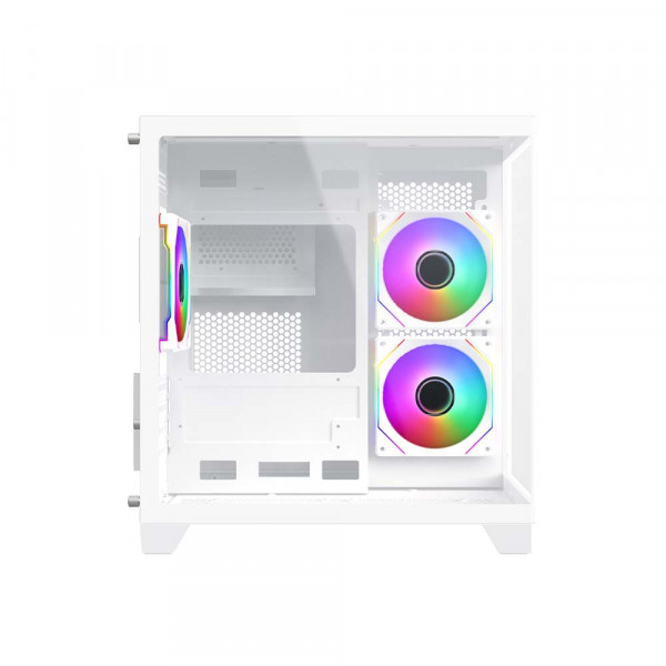 TNC Store Vỏ Case Xigmatek AQUA M NANO 3GF Màu Trắng