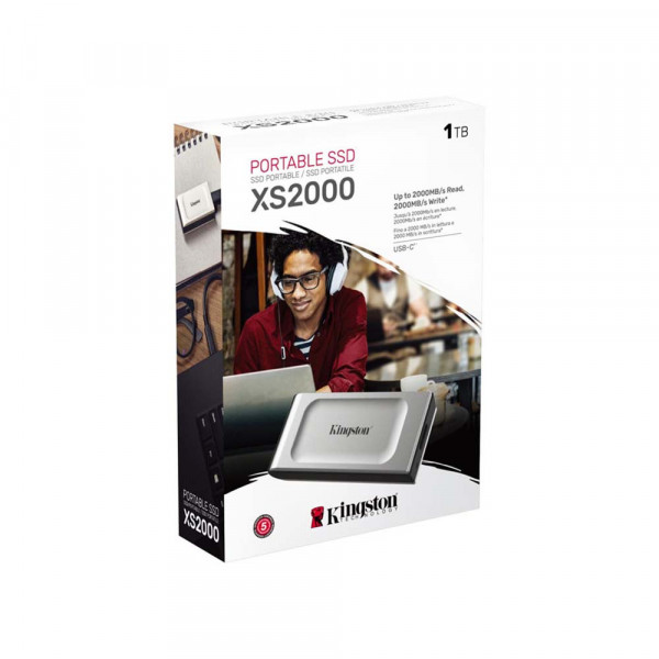 TNC Store Ổ Cứng SSD Kingston XS2000 1TB USB 3.2 Gen 2x2 (SXS2000/1000G)