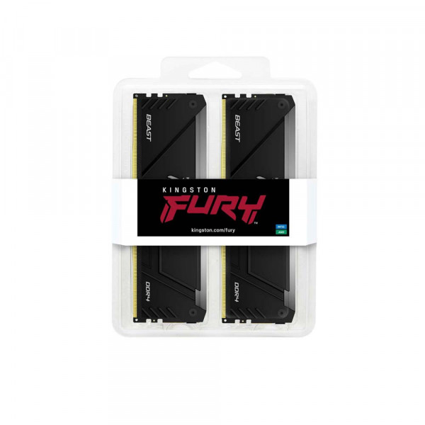 TNC Store Ram Kingston Fury Beast RGB 32GB (2x16GB) DDR4 3200MHz (KF432C16BB2AK/32)