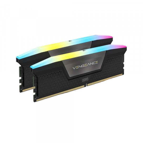 RAM Corsair Vengeance RGB 64GB (32GBx2) DDR5 Bus 6000MHz (CMH64GX5M2B6000C38)