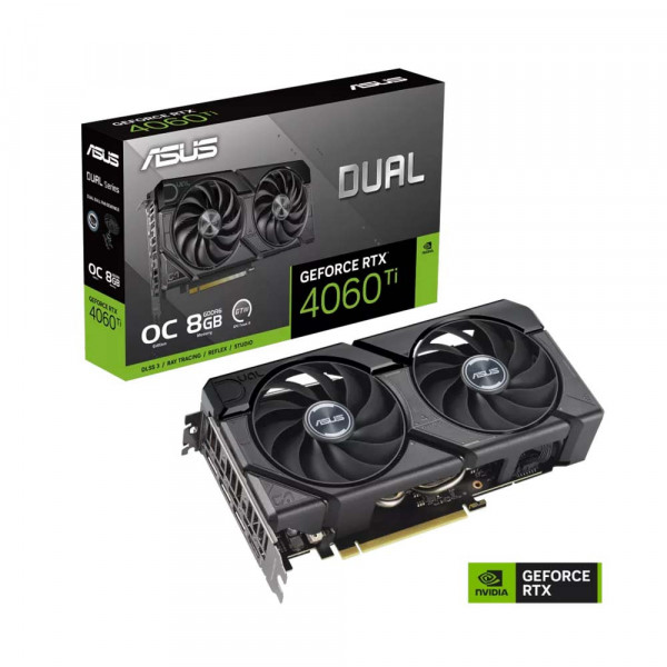 Card Màn Hình ASUS Dual GeForce RTX 4060 Ti EVO OC Edition 8GB GDDR6 (DUAL-RTX4060TI-O8G-EVO)