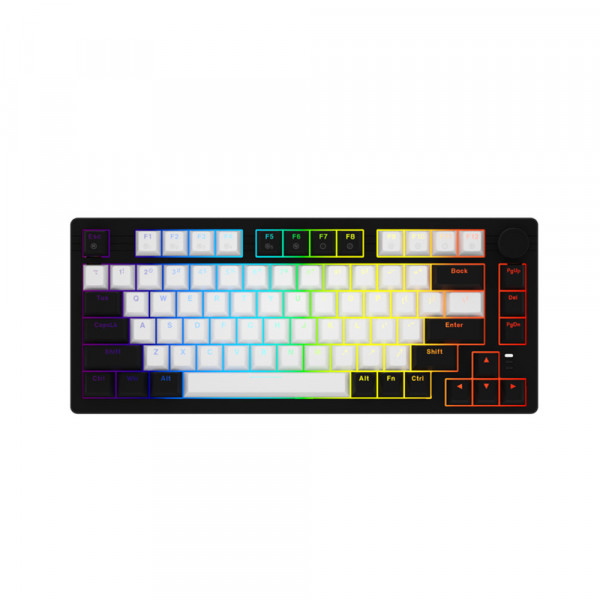 Bàn Phím Cơ Gaming DAREU EK75 White x Black 