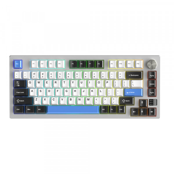 Bàn Phím Cơ Gaming DAREU EK75 PRO AL White Blue - Cloud Switch